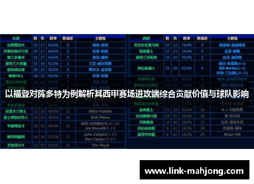 以福登对阵多特为例解析其西甲赛场进攻端综合贡献价值与球队影响 以福登对阵多特为例解析其西甲赛场进攻端综合贡献价值与球队影响